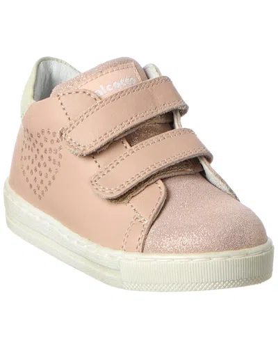 Naturino Falcotto Banit Glitter Leather & Suede Sneaker In Multi