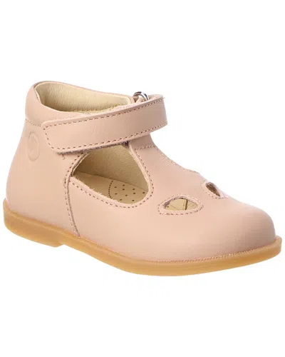 Naturino Falcotto Leather Flat In Pink
