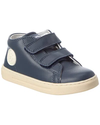 Naturino Falcotto Michael 3 Leather Sneaker In Blue