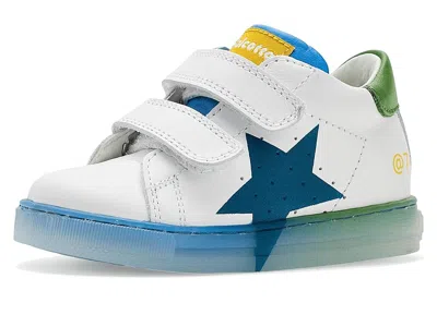 Naturino Kids' Falcotto Salazar 3 Vl (toddler) Boys Shoes White : Eu 24 (us 7.5 Toddler) M, Leather In Multi