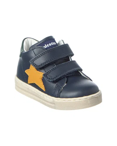 Naturino Falcotto Sasha Vl Leather Sneaker In Blue