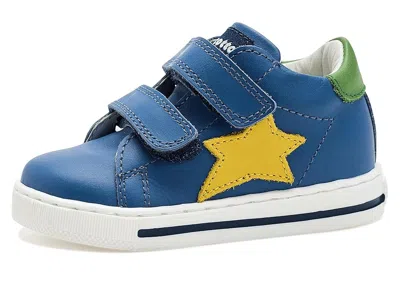 Naturino Kids' Falcotto Sasha Vl (toddler) Boy's Shoes Azure : Eu 24 (us 7.5 Toddler) M, Leather In Blue
