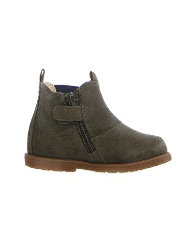 Naturino Kids' Falcotto Suede Bootie In Green
