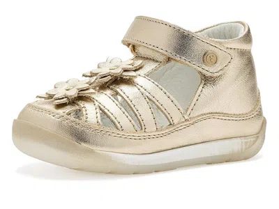 Naturino Kids' Fersie (toddler) Girl's Shoes Platinum : Eu 24 (us 7.5 Toddler) M, Leather In Gold