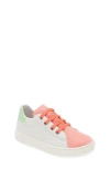 Naturino Kids'  Hasselt Zip Sneaker In White-pink-yellow