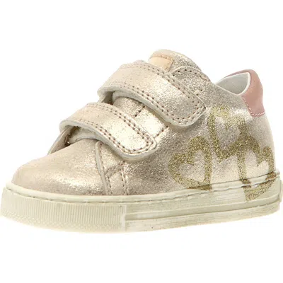 Naturino Kids' Falcotto Lovemy Sneaker In Platinum-milk