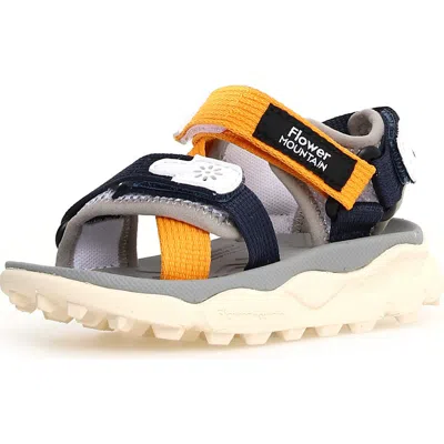 Naturino Kids' Nazca 2 Sandal In Navy-ocher