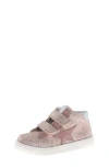 Naturino Kids' Pinn High Top Sneaker In Pink
