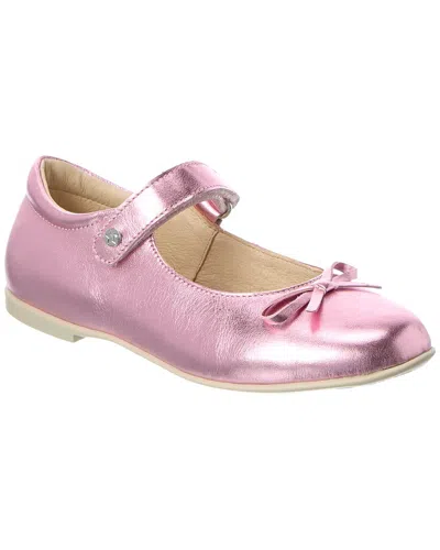 Naturino Leather Ballet Flat In Pink