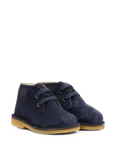 Naturino Babies' Milky Suede Ankle Boots In Blue