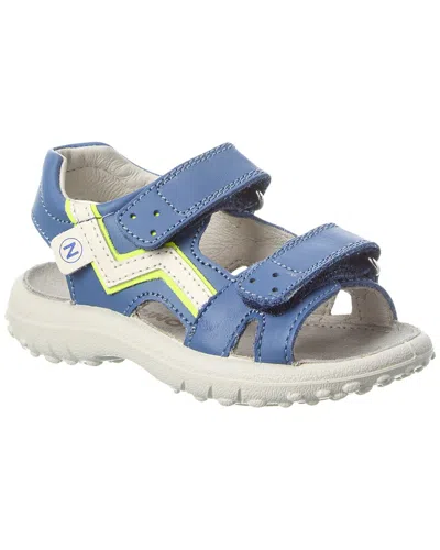 Naturino Pakayo Leather Sandal In Blue