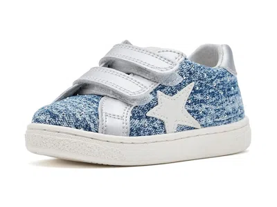 Naturino Pinn Vl (toddler/little Kid) Girls Shoes Denim Blue: Eu 23 (us 6.5 Toddler) M