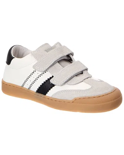 Naturino Riby Vl Leather & Suede Sneaker In White