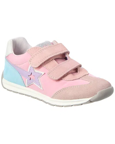 Naturino Singery Low Leather Sneaker In Multi