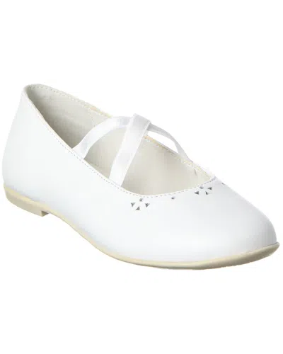 Naturino Sopha Ballerina Leather Flat In White