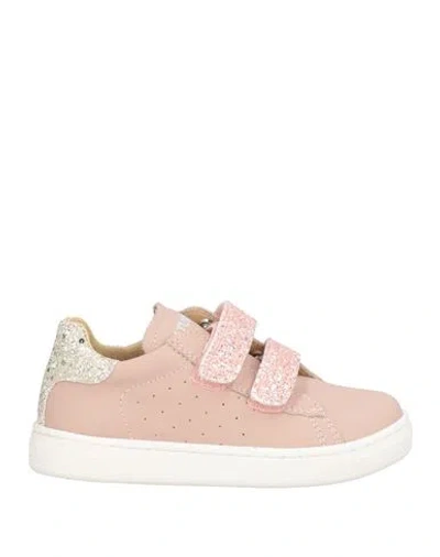 Naturino Babies'  Toddler Girl Sneakers Antique Rose Size 10c Calfskin, Textile Fibers In Multi