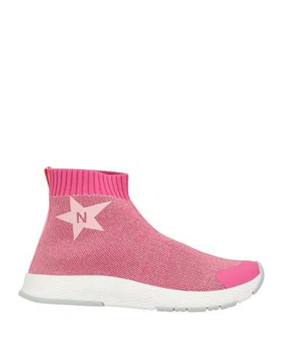 Naturino Babies'  Toddler Girl Sneakers Fuchsia Size 10c Textile Fibers In Multi