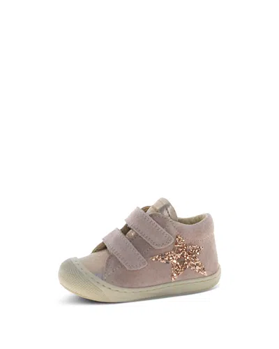 Naturino Unisex Kolde Vl Leather Sneakers Baby, Toddler In Pink