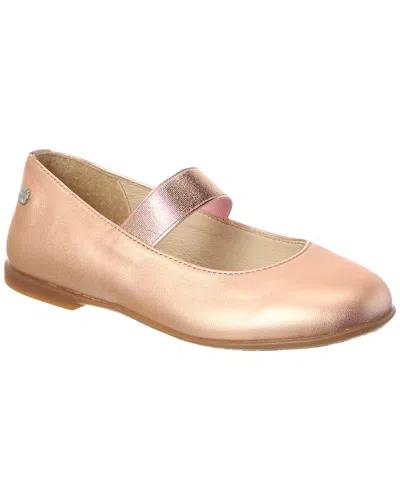 Naturino Valy Leather Flat In Pink