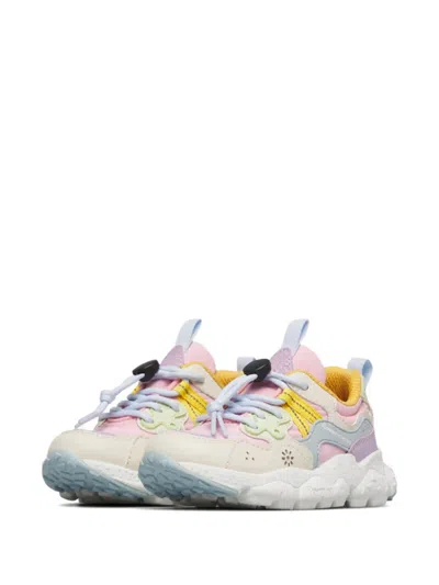 Naturino Kids' Yamano 3 Floral-motif Sneakers In Multi