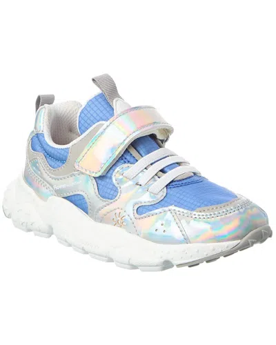Naturino Kids' Yamano 3 Junior Leather Sneaker In Blue