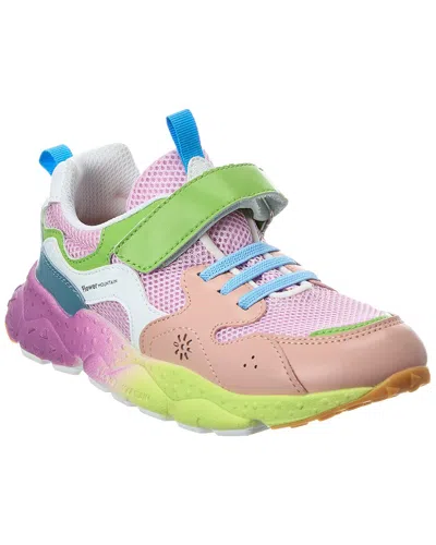 Naturino Yamano 3 Junior Leather Sneaker In Multi