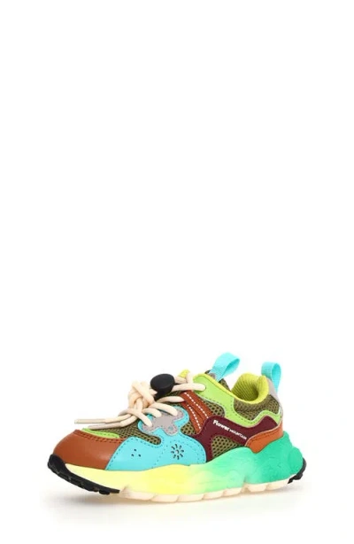 Naturino Yamano 3 Junior Sneaker In Cognac-stone-orange