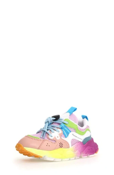 Naturino Yamano 3 Junior Sneaker In Grey-violet-light Gree