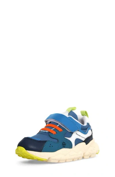 Naturino Yamano 3 Junior Sneaker In Navy-celeste-blue
