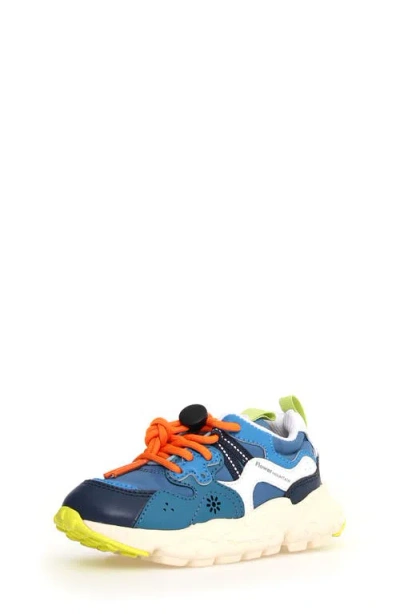 Naturino Yamano 3 Junior Sneaker In Navy-celeste-blue