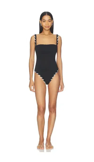 Nau Bikinis Contour Lightweight One Piece In Black