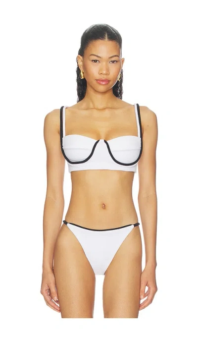 Nau Bikinis Corda Pin-up Bikini Top In Multi
