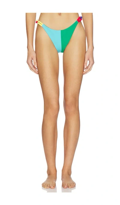 Nau Bikinis Link Strap Bikini Bottom In Multi