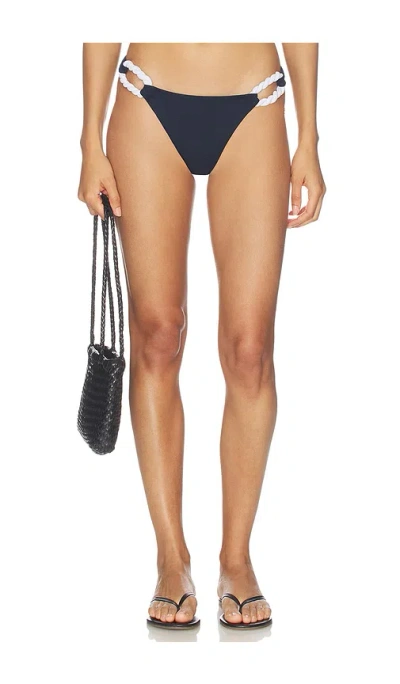 Nau Bikinis Rope Contrast Bikini Bottom In Multi