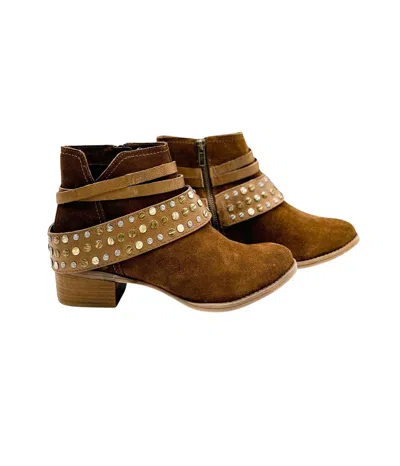 Naughty Monkey Women Crimson Bootie In Tan In Multi
