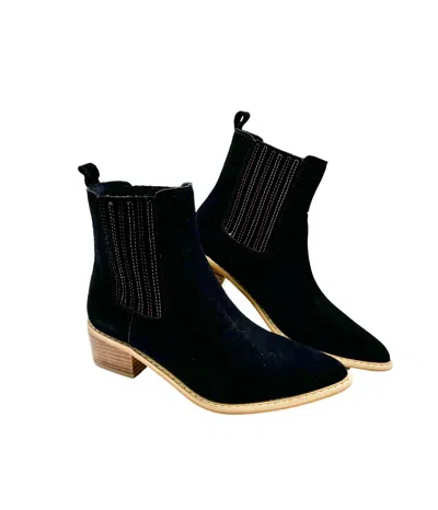 Naughty Monkey Women's Lenor Block Heel Ankle Boots In Black