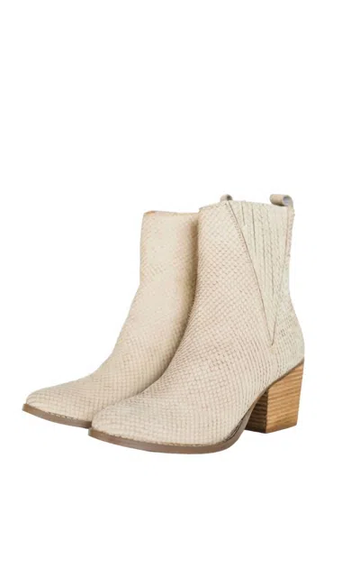 Naughty Monkey Women's Taris Ankle Boot In Cream In White