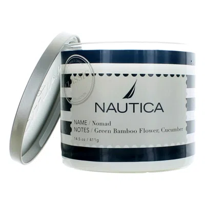 Nautica 14.5 oz Soy Wax Blend 3 Wick Candle - Nomad In Blue