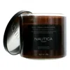 Nautica 14.5oz Soy Wax Blend 3 Wick Candle - Orion Cedar & Black Pepper In Black