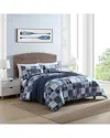 NAUTICA NAUTICA 180TC MASON PATCHWORK COTTON COMFORTER BEDDING SET