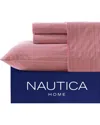 Nautica Penny Pinstripe 200 Thread Count Cotton Percale Sheet Set