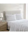 Nautica 200 Thread Count Plot Cotton Percale Sheet Set