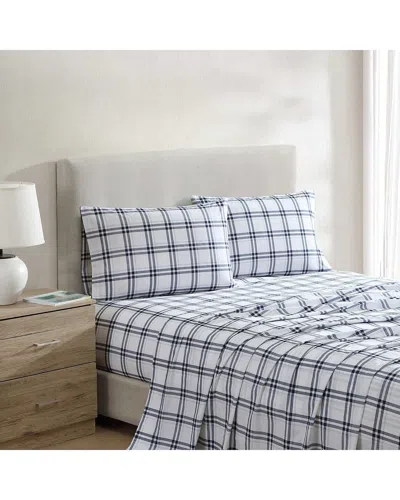 Nautica 200 Thread Count Ryan Cove Plaid Cotton Percale Sheet Set