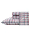 Nautica 200tc Boating Tattersall Cotton Percale Sheet Set