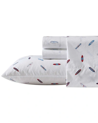 NAUTICA NAUTICA 200TC WASHED PERCALE COTTON PERCALE SHEET SET