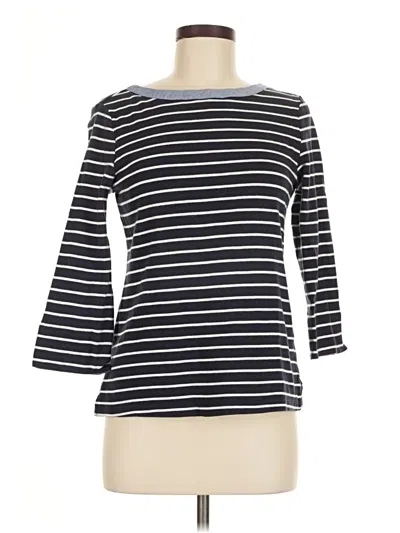 Pre-owned Nautica 3/4 Sleeve T-shirt In Black