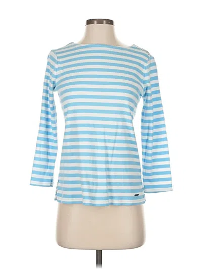 Pre-owned Nautica 3/4 Sleeve T-shirt In Blue