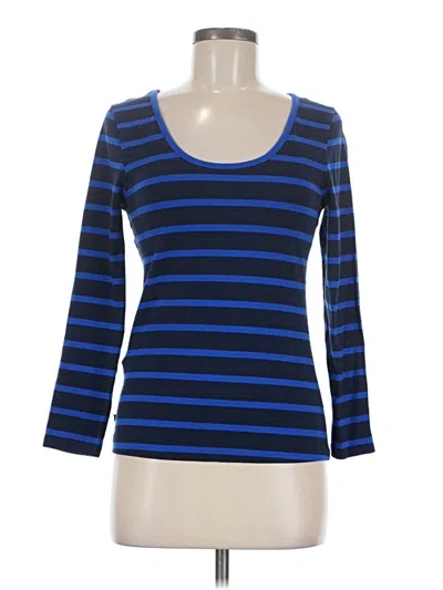 Pre-owned Nautica 3/4 Sleeve T-shirt In Blue