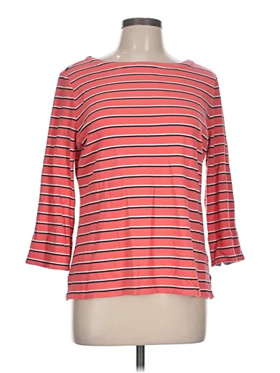 Pre-owned Nautica 3/4 Sleeve T-shirt In Red