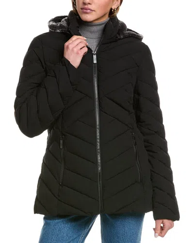 Nautica 3/4 Stretch Jacket In Black